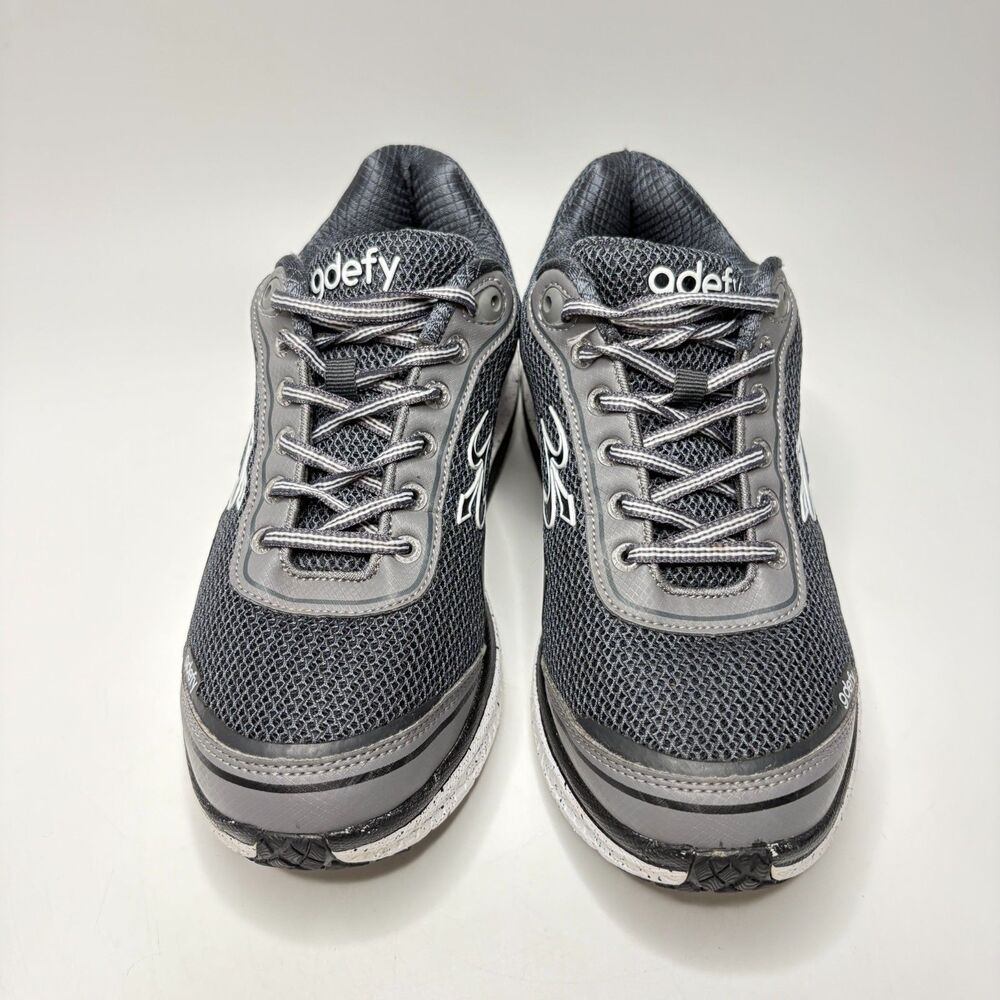 GDEFY Gravity Defyer Gray Black White Workout Walking Sneakers Womens Size 9 - Picture 3 of 9